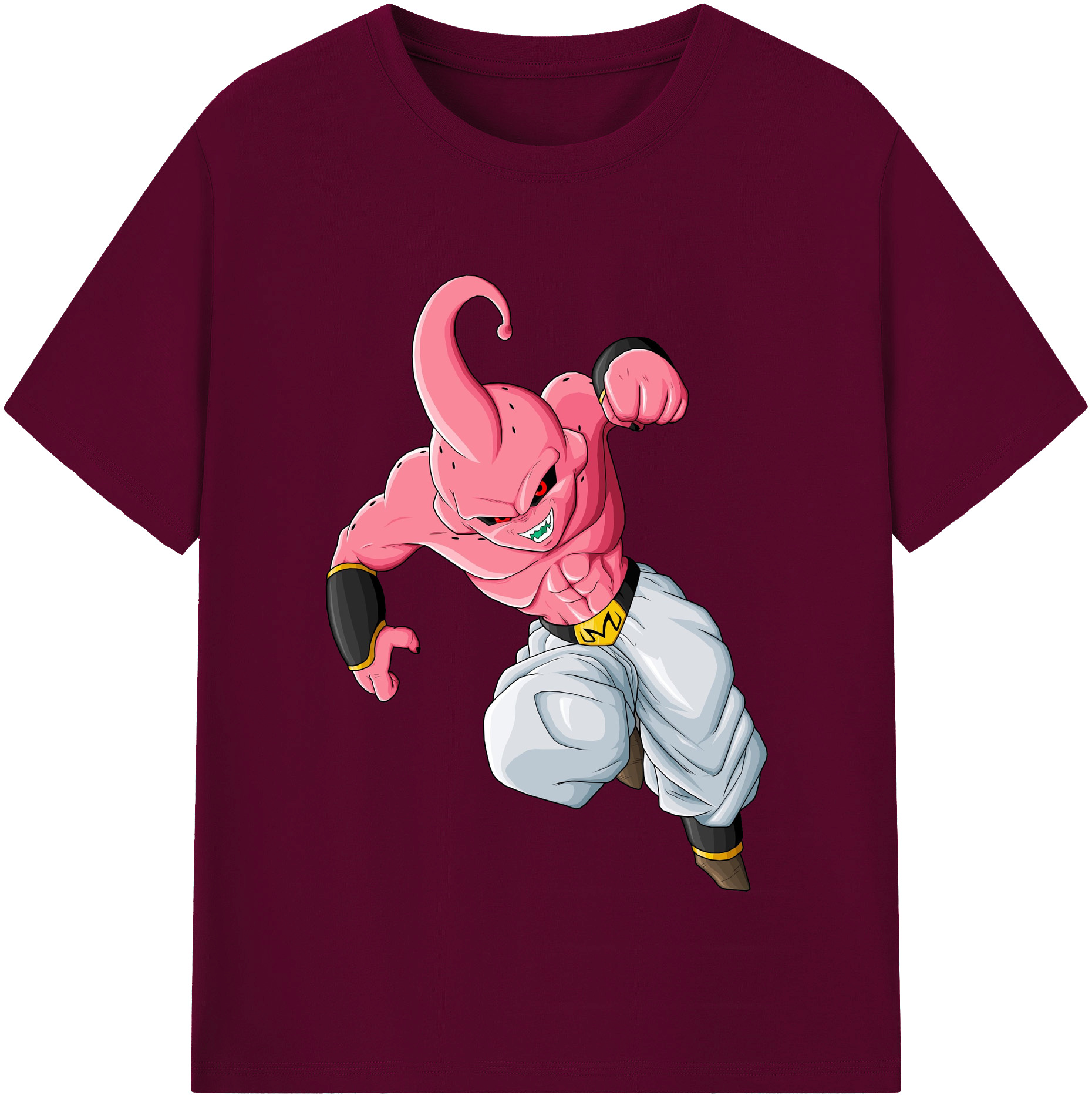 （画像用） ドラゴンボール 魔人ブウ DRAGON BALL Majin Buu レディースカジュアルプリントTシャツ（綿100％）